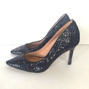 SAM EDELMAN Hazel Sequin Multi Pointed Toe Heels